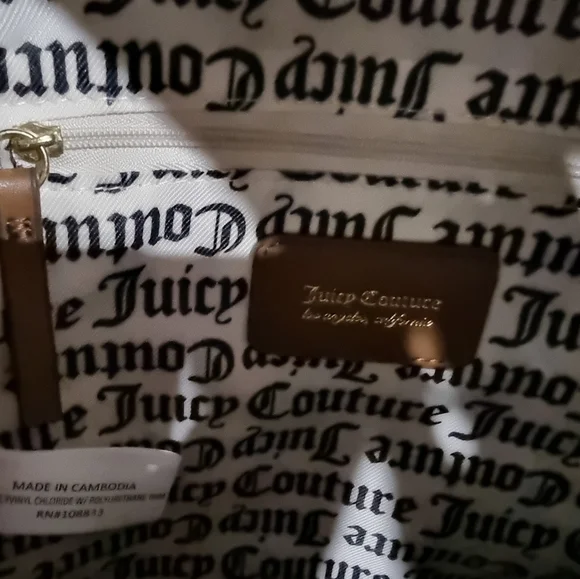 ✨️HOST PICK✨️ Juicy Couture Gold buckle back pack - Picture 5 of 5